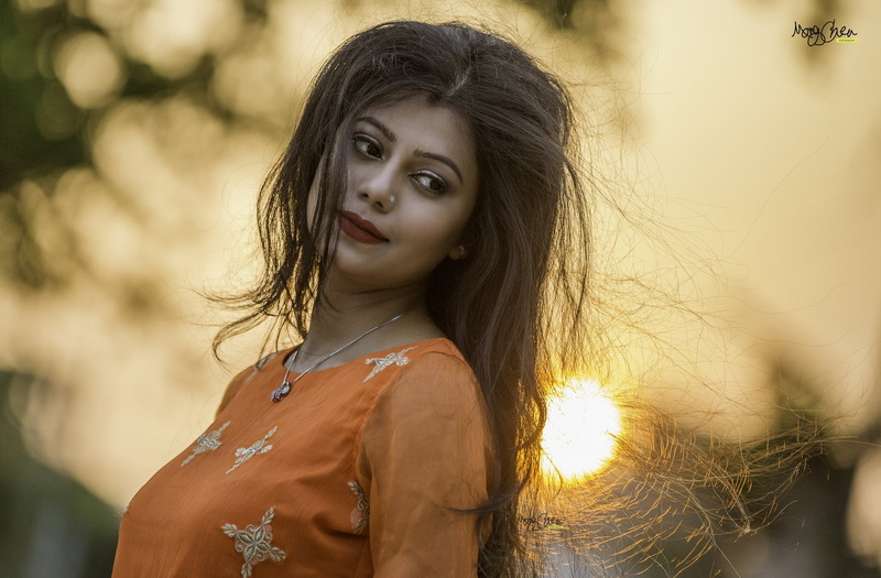 model, 1080P, smiling, one person, Bangladeshian, wavy hair, lifestyles, hairstyle, hair, young adult, women, headshot, looking at camera, young women