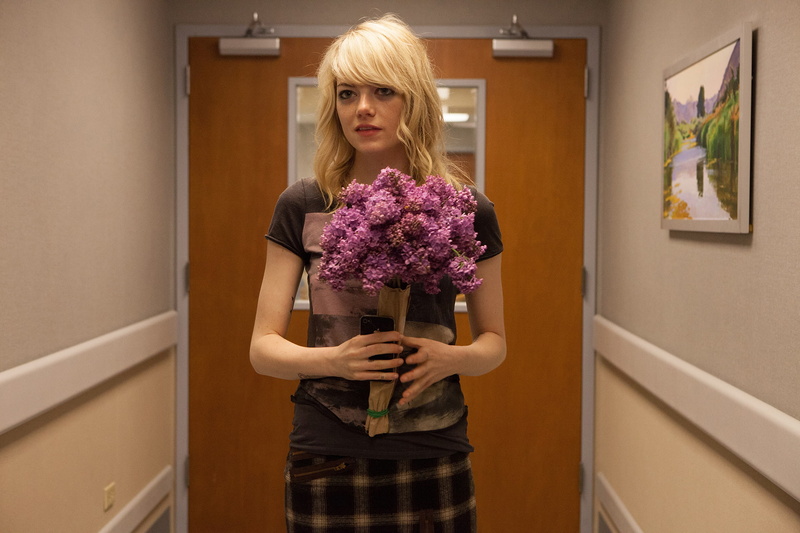 flowers, Birdman, 1080P, bouquet, blonde, corridor, Emma Stone