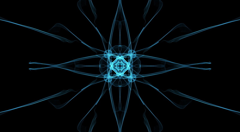flower, cyan, decor, digital art, computer network, black background, white, 1080P, communication, science, studio shot, glowing, connection, internet