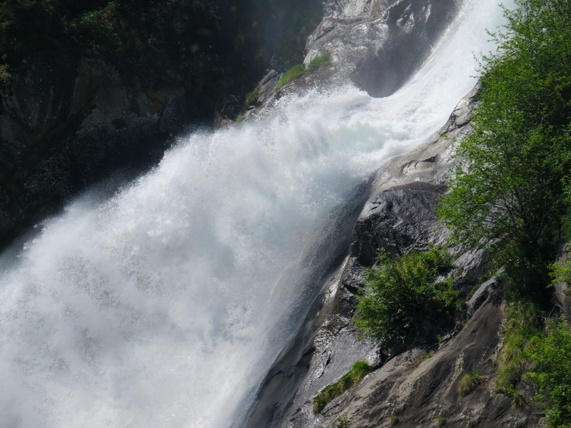 day, rock - object, beauty in nature, plant, sea, flowing, water, flowing water, power in nature, partschins, motion, long exposure, Waterfall, 4K, rock