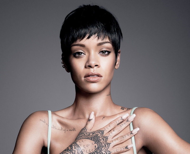 1080P, Vogue, Tattoo, Rihanna