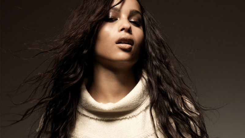 black background, indoors, headshot, brown hair, hairstyle, beautiful people, 2K, wind, black hair, emotion, hair, portrait, human face, front view, human hair