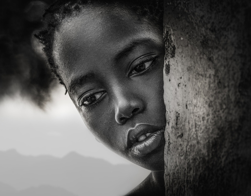 young adult, human face, 1080P, Joachim Bergauer, women, sadness, depression - sadness, human body part, beautiful woman, African, portrait, one person