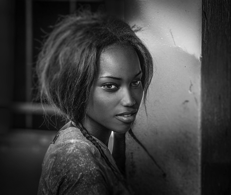 monochrome, 500px, portrait, model, 1080P, Joachim Bergauer, women, face