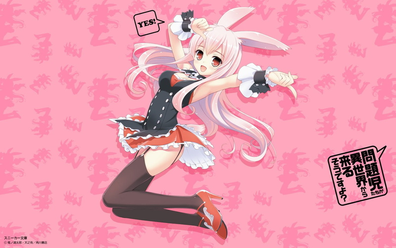 Problem Children Are Coming from Another World, Arent They?, Anime, Black Rabbit (Mondaiji), 720P