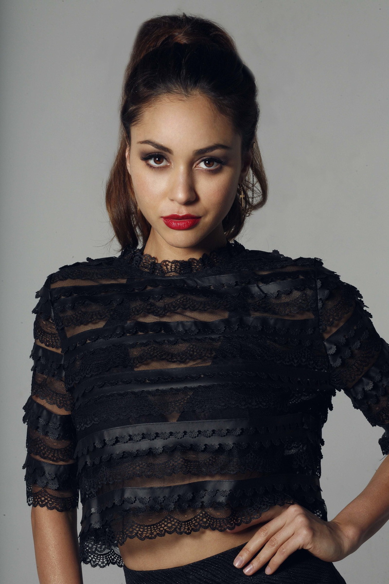 4K, celebrity, actress, portrait display, brunette, Latinas, Lindsey Morgan