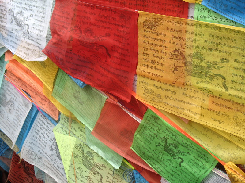 the past, no people, 2K, tibetan, prayer flags, paper, multi colored, wood - material, variation, color, still life, indoors, non-western script, history