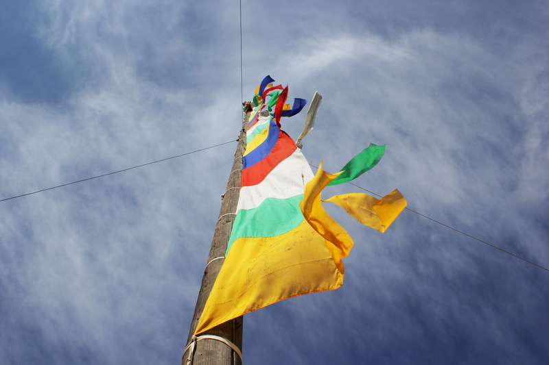 pride, cloud - sky, emotion, prayer flags, yellow, 5K, multi colored, low angle view, day, flag, tibetan, textile, outdoors, waving, wind, patriotism