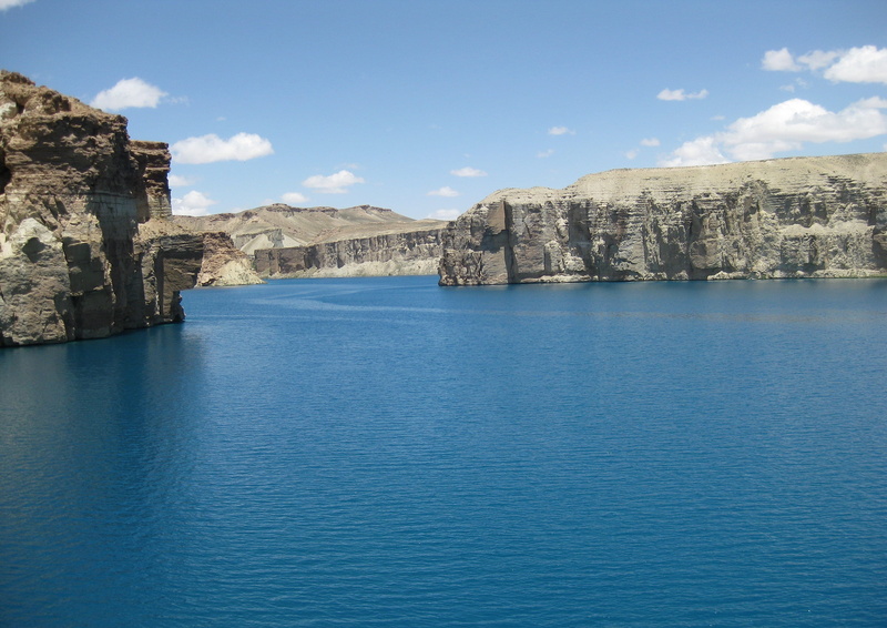 rock - object, country, nature, cloud - sky, beauty in nature, rock formation, cliffs, blue, water, day, Afghanistan, outside, sky, outdoors, Clouds, shoreline