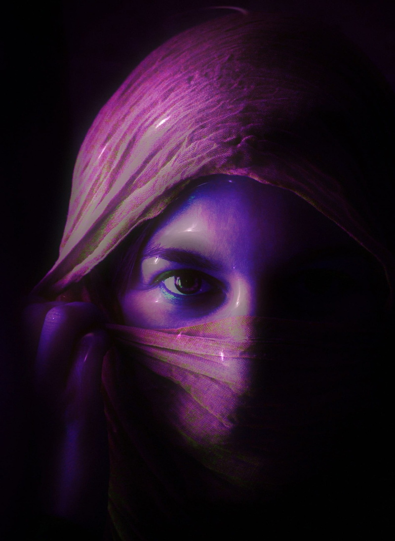 front view, teenager, art, adult, secret, portrait, black background, beautiful woman, human face, 2K, women, human body part, photo, afghan, body part