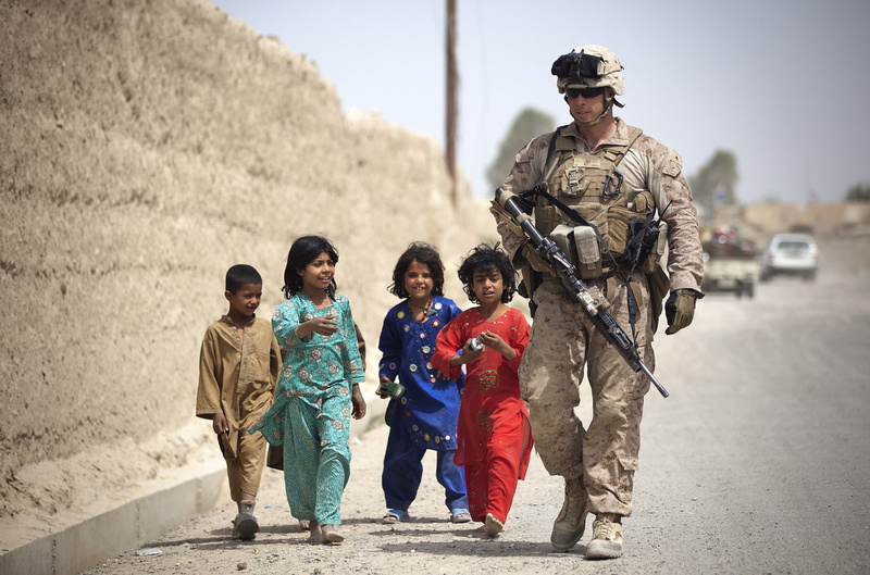 1080P, Girl, Military, USMC, Boy, Afghan, Soldier, Child