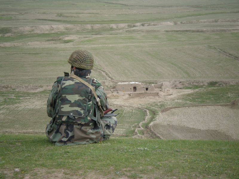 day, clothing, landscape, outdoors, troops, Army, war, afghanistan, forces, combat, full length, government, plant, army soldier, Afghan, Military, rear view
