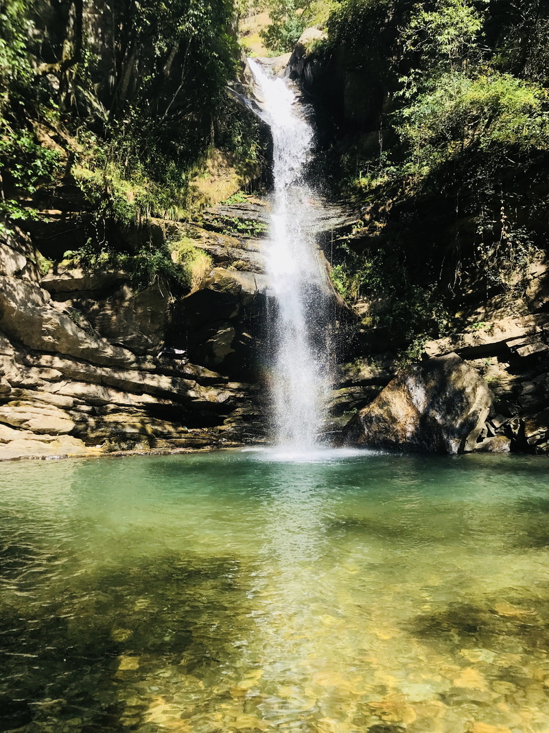 beauty in nature, solid, non-urban scene, land, 4K, rock, nature, no people, flowing, scenics - nature, power in nature, motion, uttarakhand, forest, tranquility