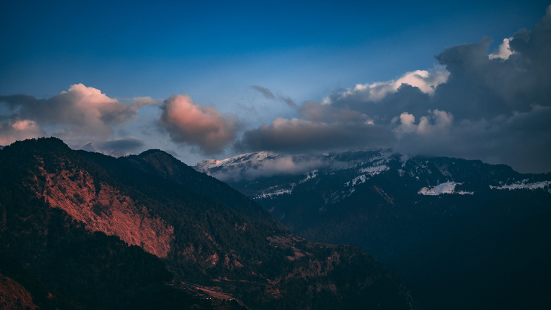 cumulus, clouds, travel, incredibleindia, outdoors, smoke - physical structure, dark, mountain range, land, tranquility, mountain, day, sunset, environment