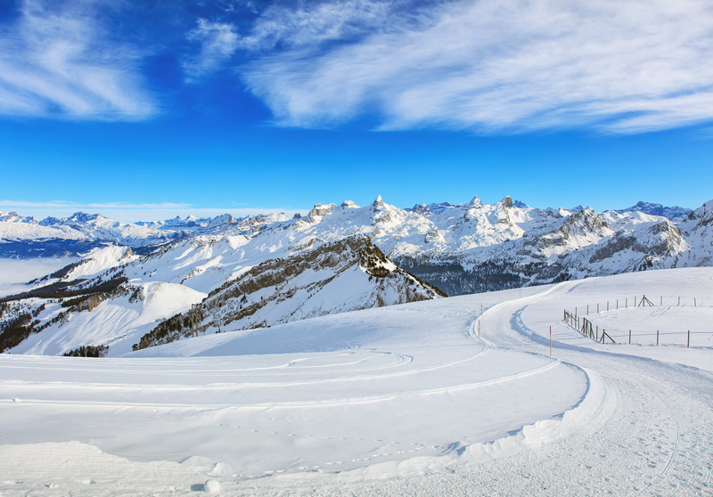 4K, tranquility, cloud, Alps, alpine, wintertime, cloud - sky, view, cold temperature, Swiss, Europe, snowcapped mountain, tranquil scene, Fronalpstock