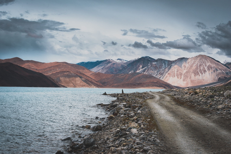 no people, evening, mountains, landscape, 1080P, environment, beauty in nature, land, water, non-urban scene, sky, pangong, tranquility, scenics - nature