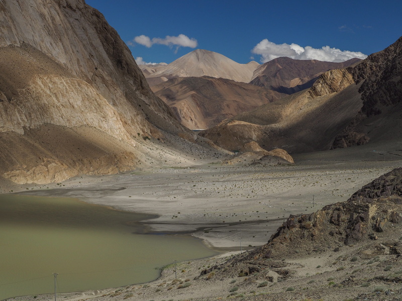 formation, rock, panoramic, tranquility, physical geography, outdoors, nature, non-urban scene, peak, tranquil scene, valley, land, near pangong lake, water