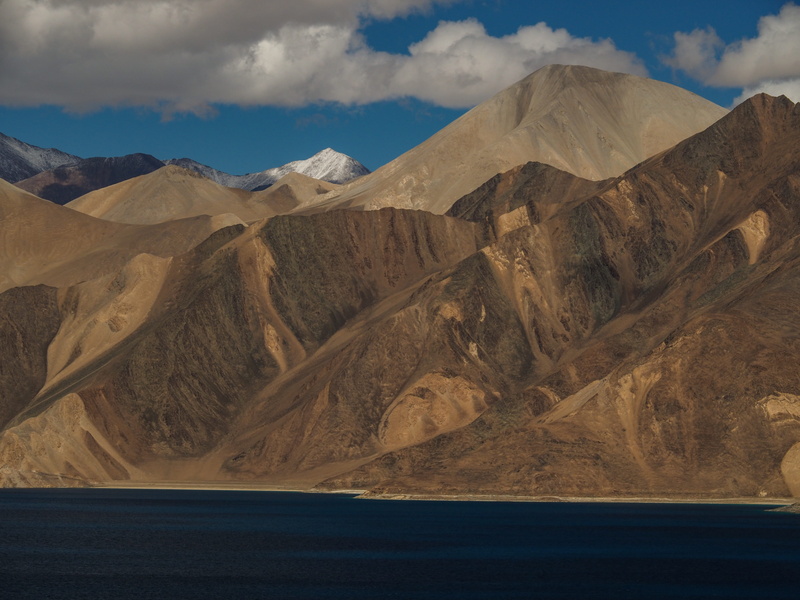 peak, cloud - sky, tranquil scene, no people, india, land, scenics - nature, plateau, blue, sand, mountain range, mountain, painting, beauty in nature