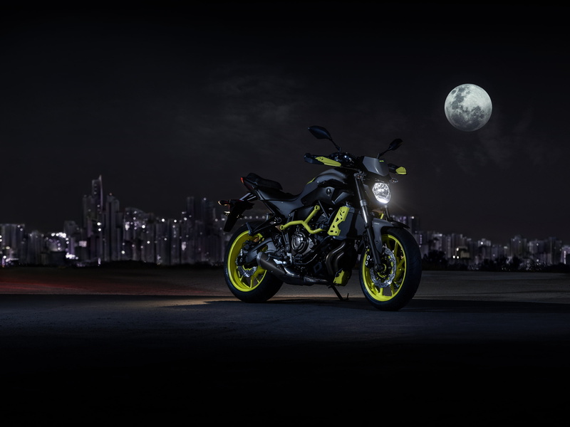 4K, 2017, Yamaha MT-07