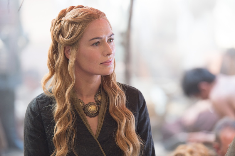 4K, contemplation, front view, adult, women, hair, long hair, focus on foreground, picture of game of thrones actress lena headey, one person, portrait