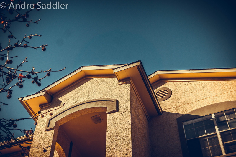 day, no people, window, built structure, tree, lightroom, low angle view, building, residential district, outdoors, building exterior, plant, sunlight