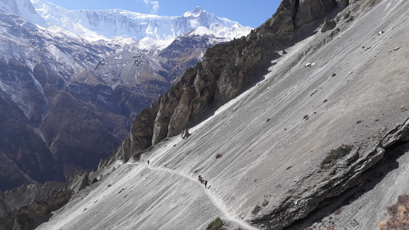 2K, group, small, khangsar, mountain range, pawankawan, mountain, nature, ice, fresh, wilderness, scenics - nature, no people, winter, hiking, landscape