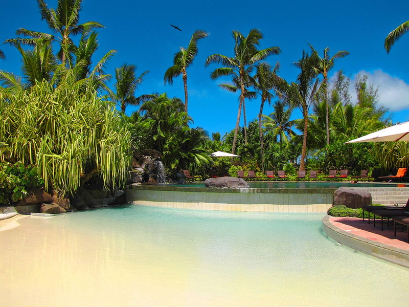 resort, tahiti, polynesia, french, bora, south pacific, paradise, blue, sand, tropical, 1080P, scenery, beach, lagoon, coral reef