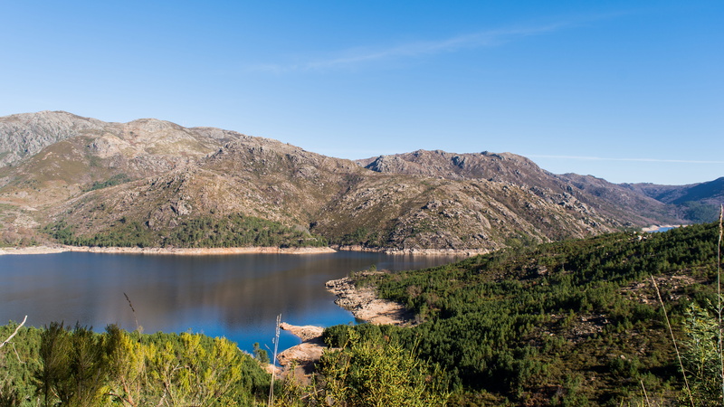 promontory, serra, plant, slope, blue sky, pine woodland, pine tree, environment, countryside, beauty in nature, outdoors, reservoir, nature, scenics - nature