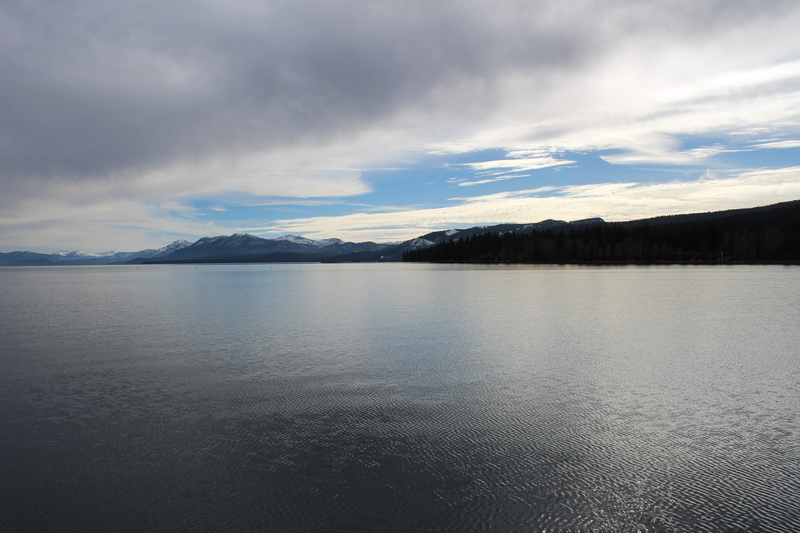 beauty in nature, reflection, scenics - nature, tranquil scene, lake, mountain, cloud - sky, waterfront, tahoe city, mountain range, trees, no people, 5K