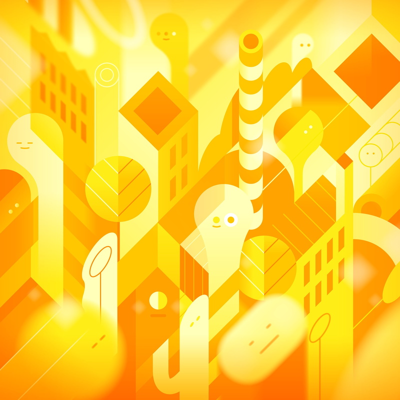  Yellow, abstraction, 4K, Nexus 5