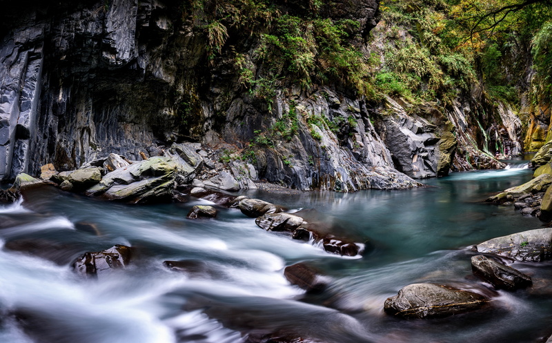 stream - flowing water, Spring, beauty in nature, blurred motion, Landscape, longexposure, Travel, Photography, plant, outdoors, rock - object, hotspring