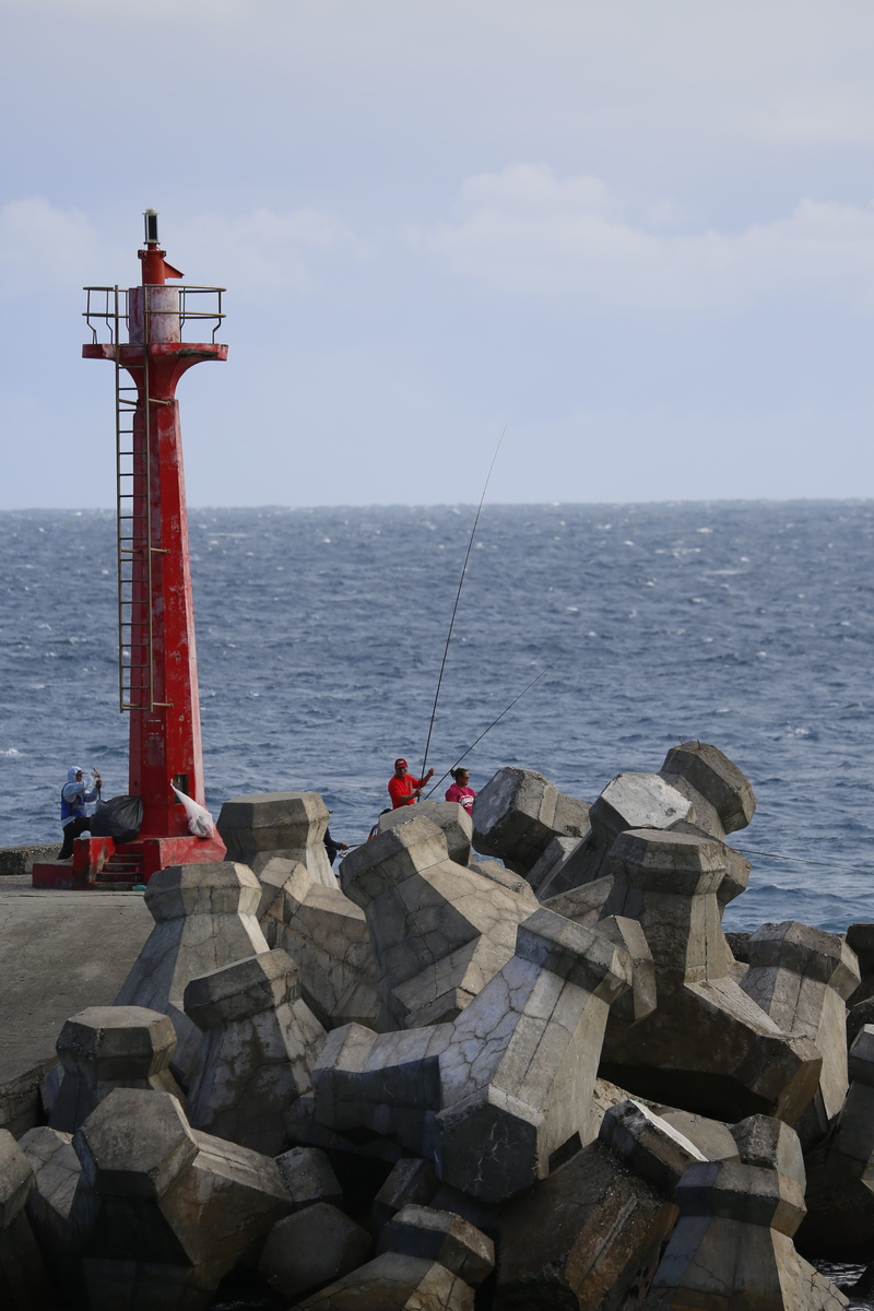 built structure, landscape, horizon over water, milestone, scenics - nature, water, lighthouse, coast, 5K, navigation, rock - object, sky, horizon, rock