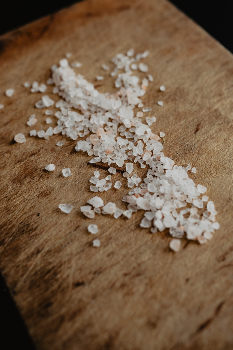 salt, focus on foreground, food, dough, sweet food, white color, brown, temptation, wellbeing, close-up, pink, still life, preparing food, healthy eating