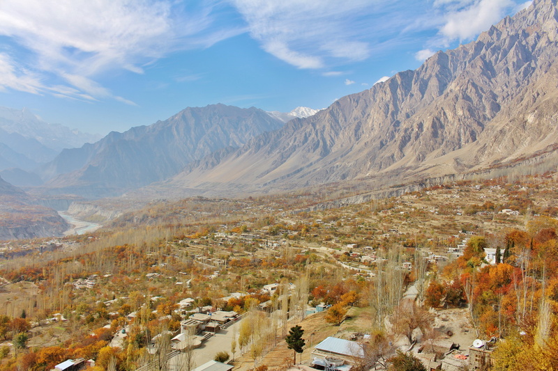karakorum, building exterior, river, no people, impressive, environment, travel, built structure, high angle view, city, townscape, rock, beauty in nature