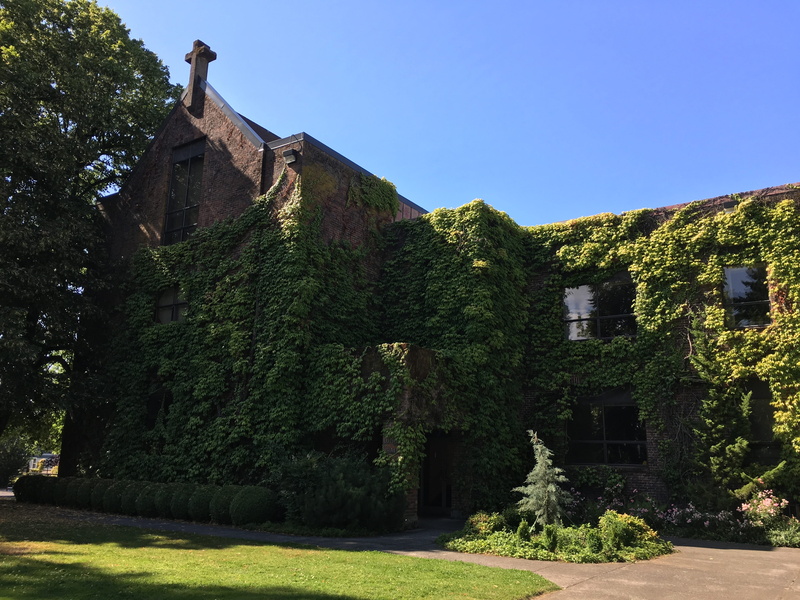 building exterior, sky, tree, residential district, travel destinations, university, the past, old, or, day, building, history, concordia, green color