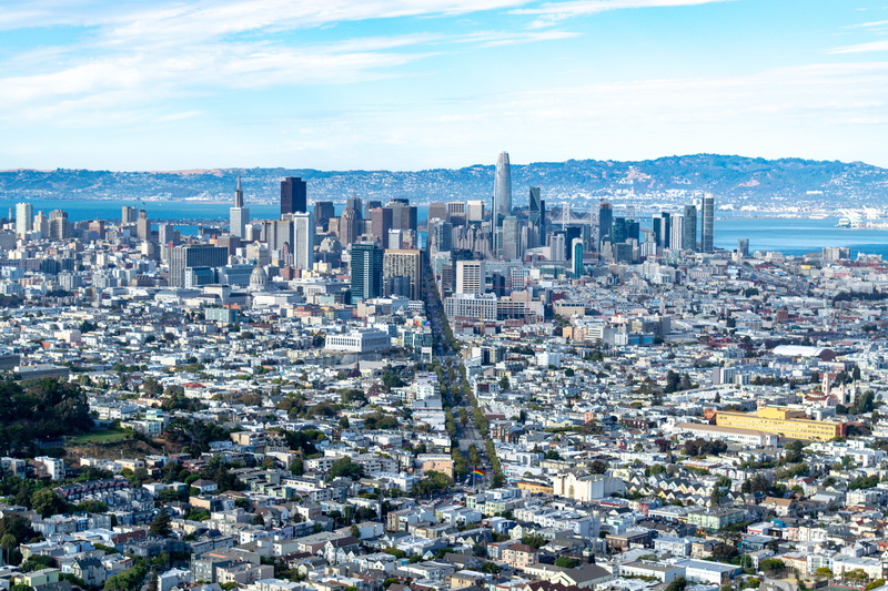 financial district, san francisco, building exterior, california, architecture, office building exterior, built structure, 5K, residential district, nature