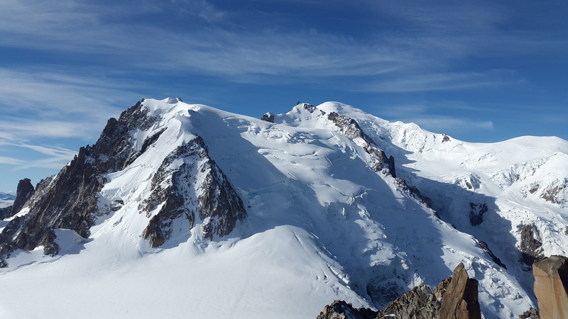 winter, landscape, snowcapped mountain, mont blanc, idyllic, nature, alpine, mount, snow, scenics, european Alps, mountains, environment, extreme weather