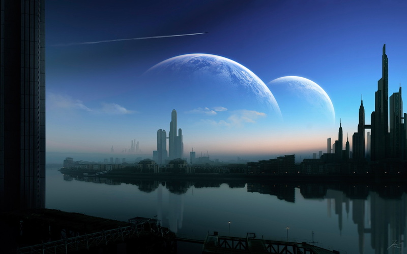 far view, collage, reflection, 1080P