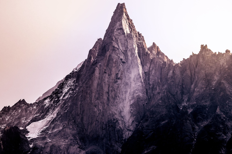 mountain peak, mer de glace, rough, cold temperature, alps, sky, winter, outdoors, tranquility, plant, mountain, rock - object, gray, morning, non-urban scene