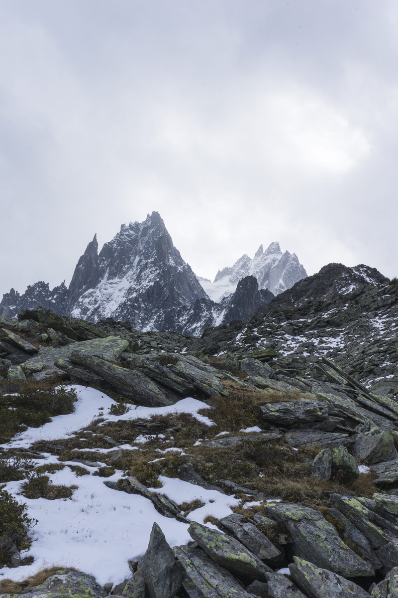 mountain range, chamonix, landscape, 5K, snow, day, mountain peak, cold temperature, scenics - nature, peak, scenery, altitude, gray, france, rocks, outdoors