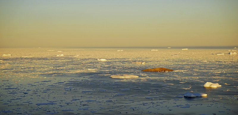 horizon, floating on water, sky, clear sky, greenland, reflection, beach, pollution, tranquil scene, beauty in nature, tranquility, environment, icebergs
