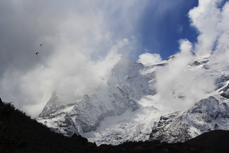 no people, formation, nepal, outdoors, beauty in nature, cold temperature, sky, landscape, nature, rock, mountain, scenics - nature, snowcapped mountain