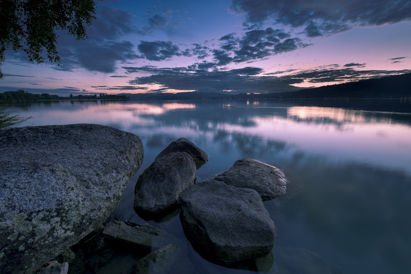 landscape, surrounded, reflection, sunset, body of water, water, beauty In Nature, Lake  Zug, mountain, trees, Switzerland, outdoors, scenics, stratus