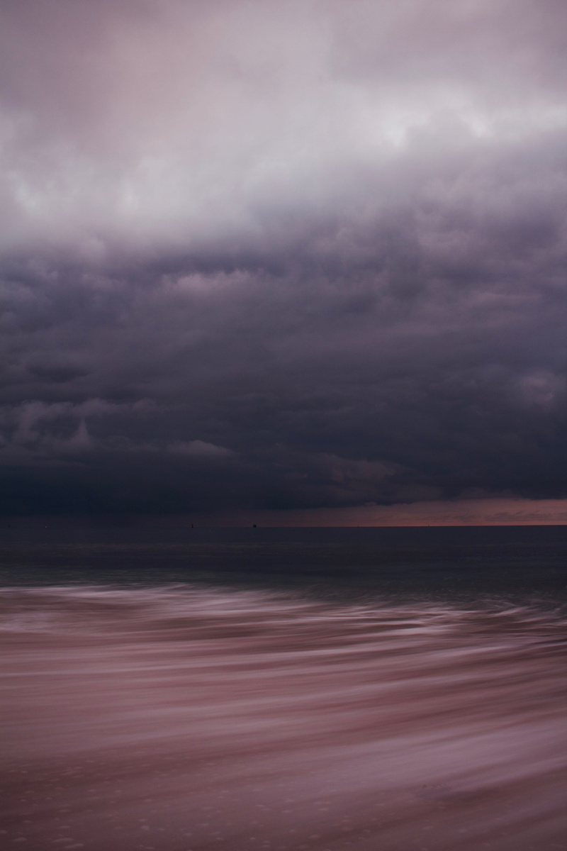 beach, storm, time, tranquil scene, lapse, water, overcast, cloud - sky, sea, tranquility, photo, ocean, stratus, sky, sunset, outdoors, brittany, beauty in nature