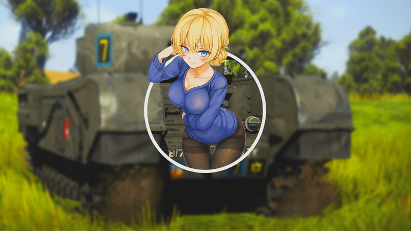 anime girls, 1080P, Darjeeling, Girls und Panzer, anime