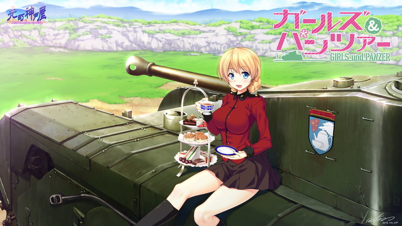 Anime, 1080P, Girls und Panzer, Darjeeling (Girls und Panzer)