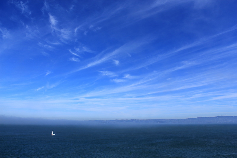 horizon Over Water, scenics - nature, travel, tranquility, non-urban scene, boat, sport, environment, sea, cloud - Sky, tranquil scene, sail, idyllic, scenics