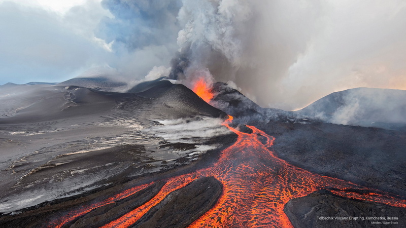 kamchatka, Nature, 2K, tolbachik, erupting, russia, volcano