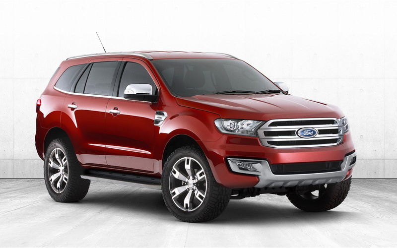 red, 2014, concept, ford, cars, everest, 1080P, suv