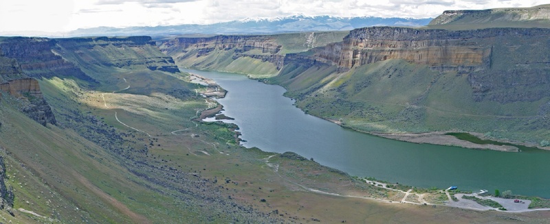 land, mountain, overlook, non-urban scene, nature, no people, tranquil, 1080P, scenics - nature, travel, snake river, environment, beauty in nature, mountains
